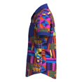 thumbnail image 5 of Xiaohuagua African Shirts for Men Wax Print Short Sleeve Button Down Shirt Summer Vacation Casual Wear, 5 of 5