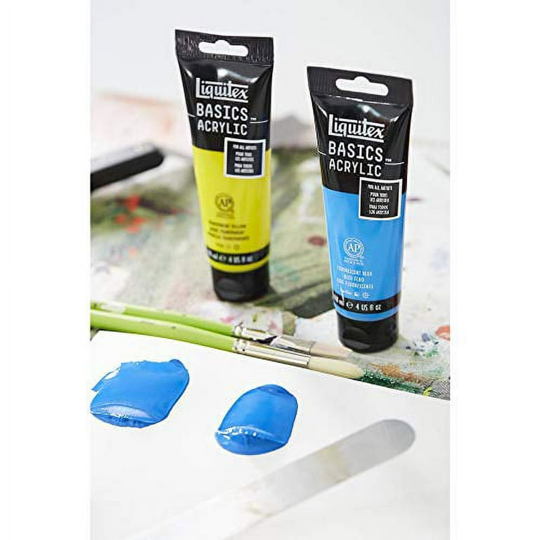 Liquitex Basics Acrylic Paint Light Blue Permanent 4 oz