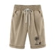 thumbnail image 2 of Puntoco pantalones cortos de verano para mujer pantalones cortos estampados ajustados de cintura alta con bolsillo, pantalones cortos deportivos elásticos, pantalones cortos Características, 2 of 6