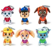 PAW Patrol: Rescue Wheels, 4-Inch Plush Toy with Clip (Styles May Vary)