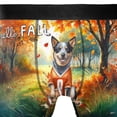 thumbnail image 4 of Hello Fall Australian Cattle Dog Football Welcome Autumn with Leaves Pumpkins All Over Print Boxer Briefs Underwear for Men Dad Heeler Lover Gifts - 00012, 4 of 6