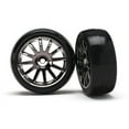 thumbnail image 2 of Traxxas 7573A Tires/Whls Assembled Glued 12-Spoke Black (2) TRA7573A, 2 of 3