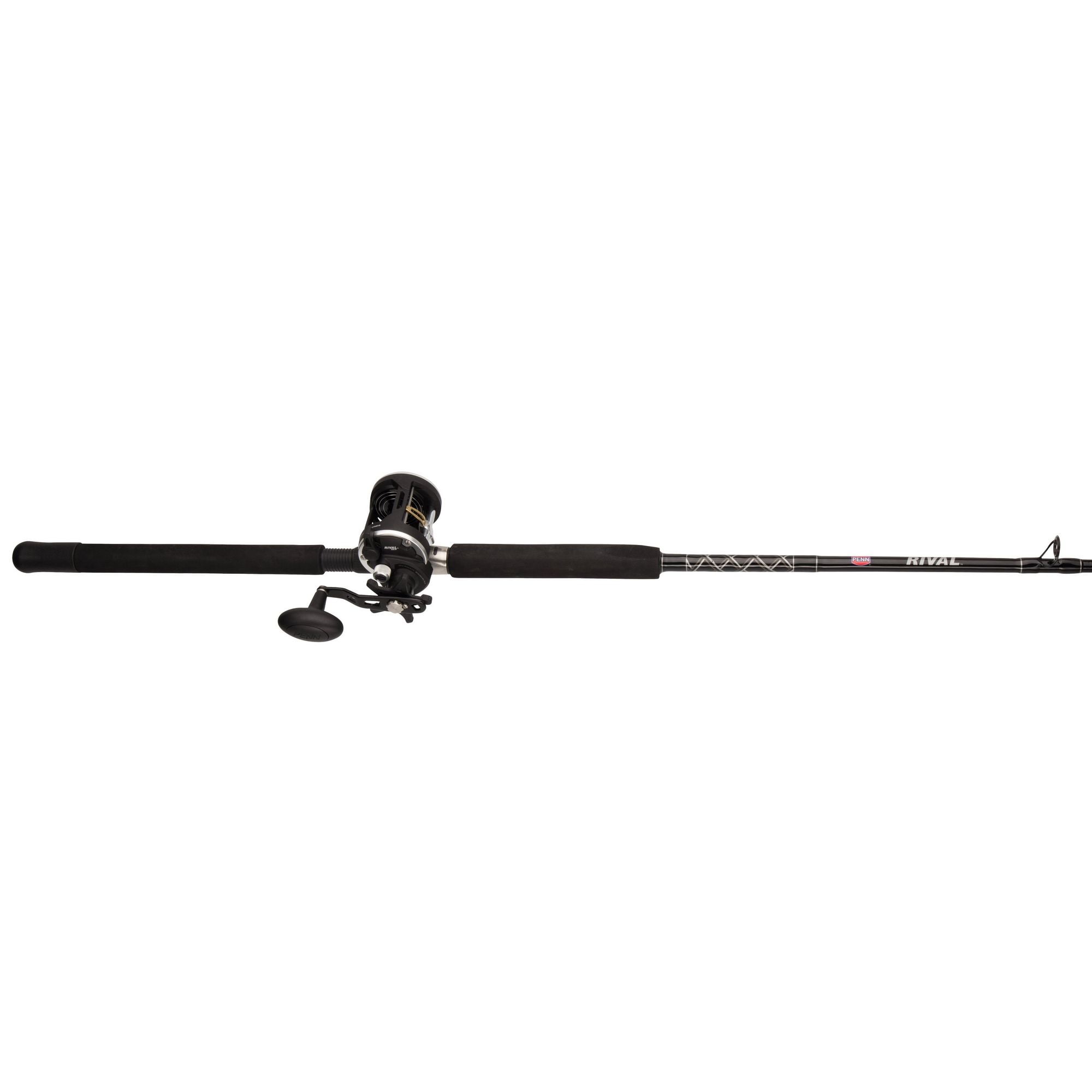 PENN 6'6” Rival Level Wind Fishing Rod and Reel Conventional