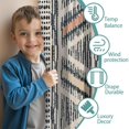 thumbnail image 3 of Blackout Kids Curtains,Beige Geometric Stripe Diamond Pattern Childrens Insulated Curtains Set Of 2,Bedroom Essentials,Toddler Room Decor 42x63in(106x160cm), 3 of 5