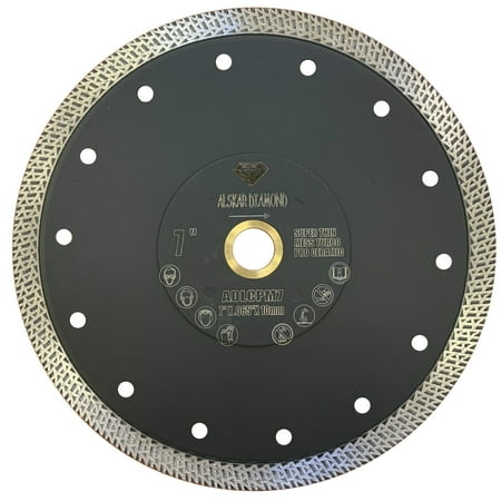 

ALSKAR DIAMOND ADLCPM 10 inch Super Thin Tile Saw Diamond Blade for Cutting Porcelain Tiles Granite Marble Ceramics