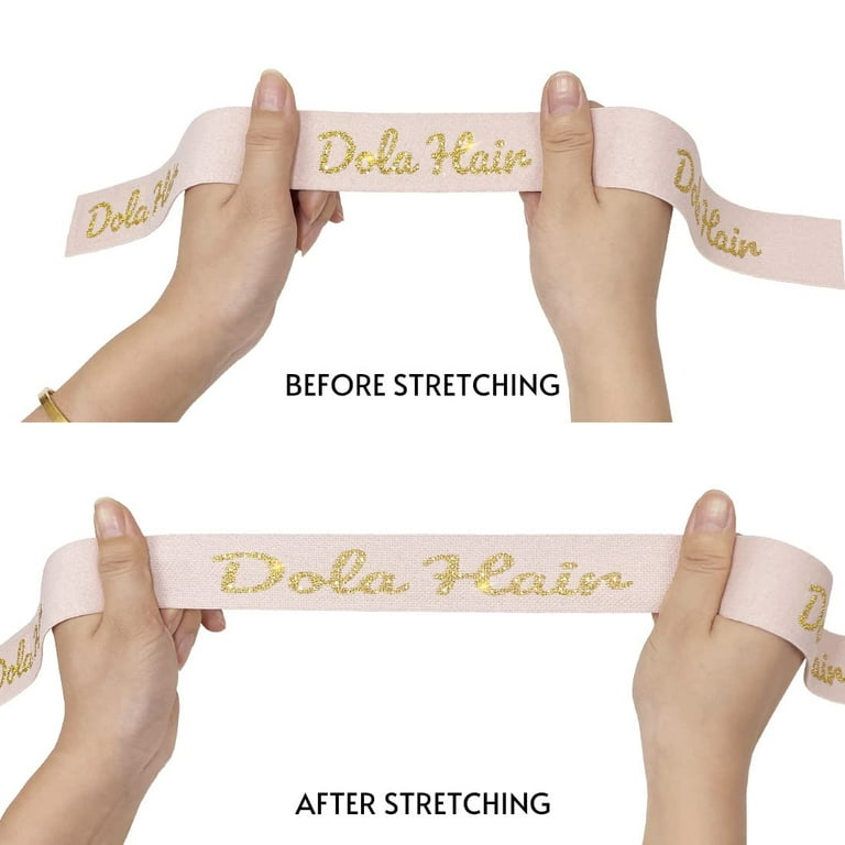 Dolahair Lace Melting Band, Elastic band for Wigs, 4PCS Wig Holding Band  for Wigs Edge Wrap to Lay Edges, wig bands for keeping wigs in place, wig