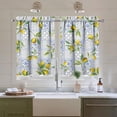 thumbnail image 2 of Lemon Kitchen Curtains Set for Windows - Summer Kitchen Decor, Sink Window Valance, 3 Piece Set, 54x36 Inches, 2 of 7
