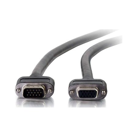 UPC: 0757120502395 | C2G 50239 Select VGA Video Extension Cable VGA Male to VGA Female  In-Wall CMG-Rated  Black (15 Feet  4.57 Meters)
