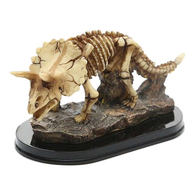KLKCMS Dinosaure Squelette Ornement Sculpture Résine Simulation Jouets Dinosaure Modèle