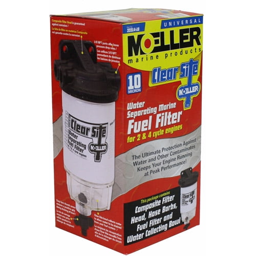 Moeller Composite Fuel Filter Clear Bowl Kit