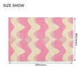 thumbnail image 4 of IAUYY Set of 2 Inch Bath Mat Thick Soft Plush Shower Mat TPR Backing Material Non Slip Bath Mats for Bathroom for Tub Shower Hotel Cream Shape, 4 of 9