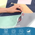 thumbnail image 3 of Yayeee Kitchen Curtains Tier Pair Light Filtering 27"x36" Rod Pocket Short Cafe Window Panel, Green Stripes, 3 of 7