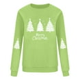 thumbnail image 6 of ABATAB Christmas Sweatshirts for Women Crewneck Cute Christmas Graphic Print Long Sleeve Shirt Holiday Party Pullover Blouse, 6 of 6