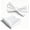 005- White, variant on Pre-Tied Bow Tie & Pocket Square Set, Men's Formal Neckwear