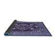 thumbnail image 2 of Ahgly Company Indoor Round Oriental Blue Industrial Area Rugs, 7' Round, 2 of 4