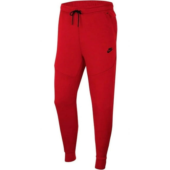 Men's Nike Sportswear University Red/Blk Tech Fleece Jogger (FZ4710 657) - L