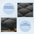 "JUSTLET Extra Thick Queen Mattress Topper, 2"" Cooling Pad Cover, 821
