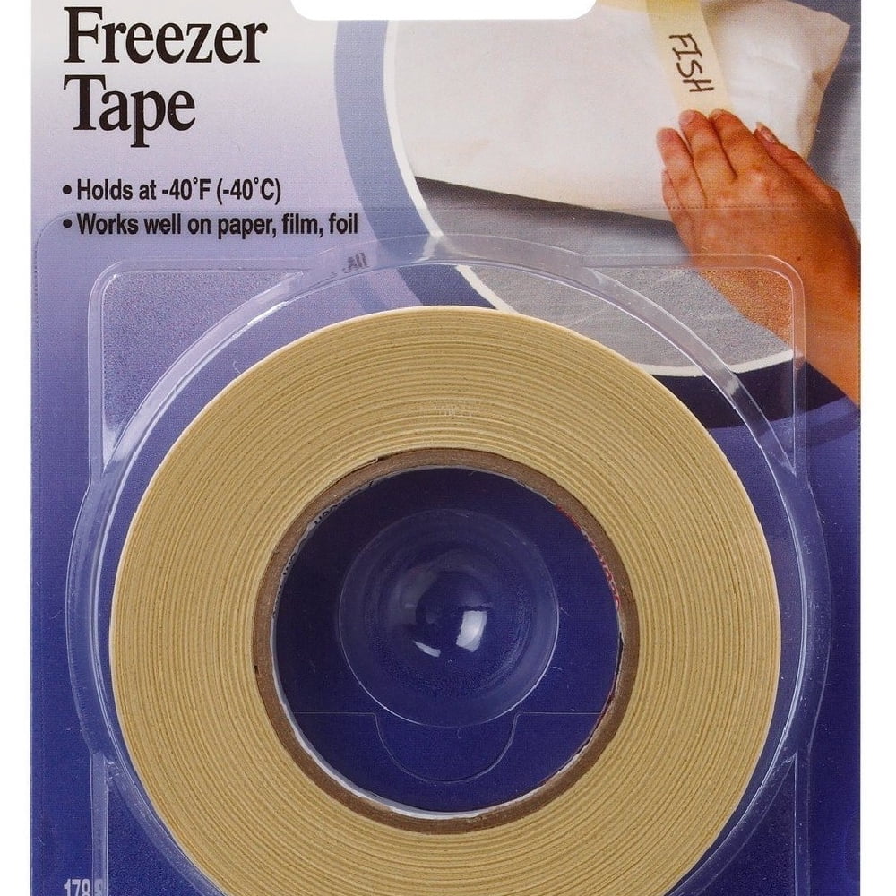 3M Scotch 178 Freezer Tape Adhesive Tight Moisture Resistant Seal, 3/4 Inches Width x 1000 Inches Length Beige, 3-Pack