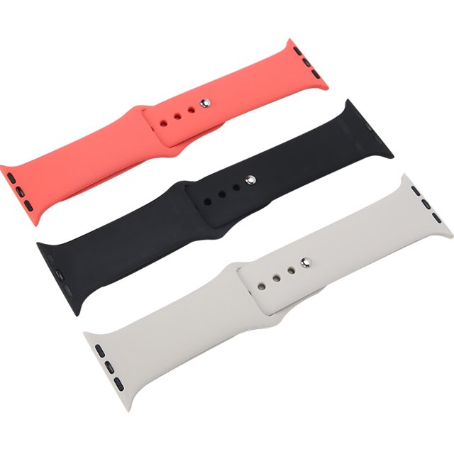 Watch Strap,3pcs Silicone Portable Wristband Adjustable Watch Band Watch Accessory Innovative Solution