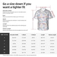 thumbnail image 6 of Lsque Orchids Flowers pattern Hawaiian Shirt for Men, Unisex Summer Beach Casual Short Sleeve Button Down Shirts-X-Large, 6 of 9