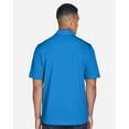 thumbnail image 3 of North End 88632 Men's Recycled Polyester Performance Pique Polo-Light Nautical Blue-S, 3 of 5
