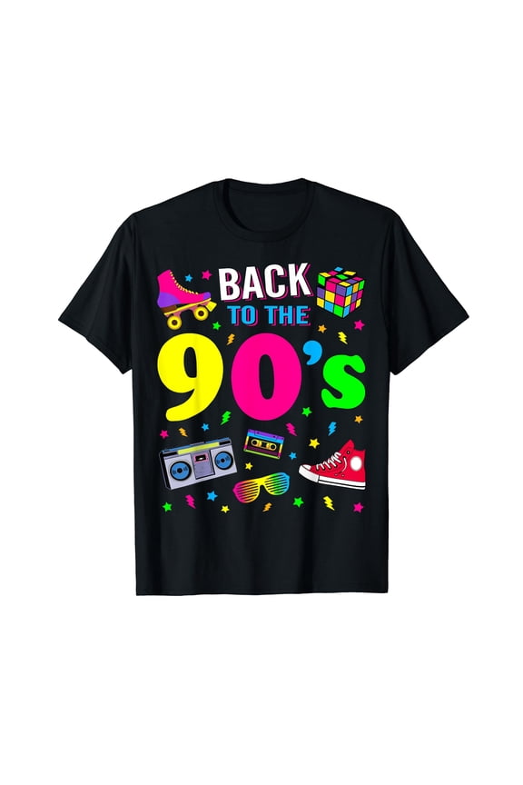 Back To 90's 1990s Vintage Retro Nineties Costume Party Gift T-Shirt