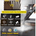 thumbnail image 4 of Steam Cleaner, 2-Quart Canister Steamer with 18 Accessories for Floor, Grout, Upholstery, Car Detailing, Kitchen Degreasing & High-Temp Sanitizing, 4 of 11