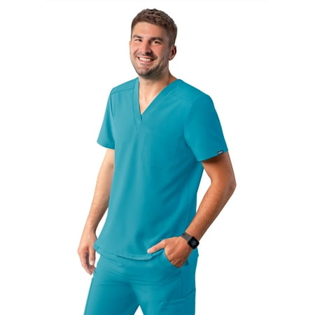 

Adar Addition Scrubs For Men - Classic V-Neck Scrub Top