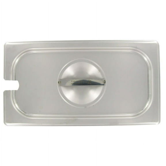 Vollrath 75239 Stainless Steel Slotted 1/3 Size Lid