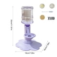 thumbnail image 4 of Cat Water Dispenser Stand Spill-Proof Pet Water Bowl Adjustable Elevated Stand, Automatic Water Renewal, Detachable Easy Clean, Indoor Outdoor Use, 4 of 7