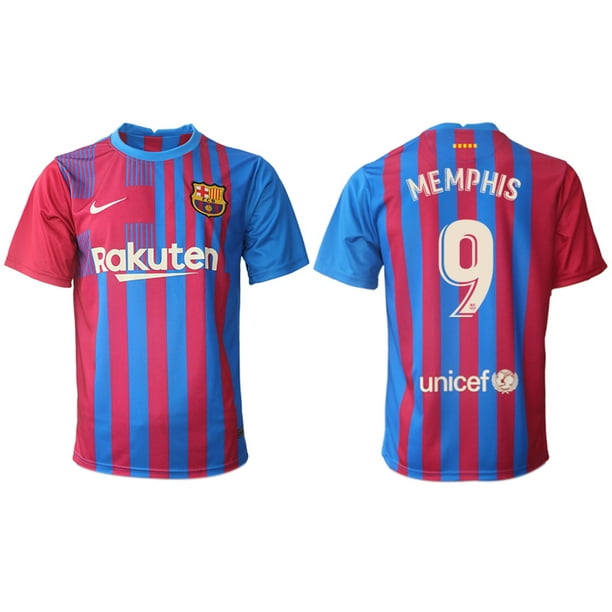 عملة Men 2021-2022 Club Barcelona home red 9 Nike Soccer Jersey عملة
