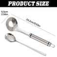 thumbnail image 3 of Meatball Spoon,304 Stainless Steel Meat Ball Patties Maker,Press-type U-shaped Long Handle Meatball Making Scoop,Non-stick Meat Ball Making Spoon,Kitchen Tool for Easy Meatball Shaping, 3 of 4