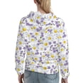 thumbnail image 7 of Lsque Daisies Flowers Pattern Casual Women's Hoodie,Hooded Sweatshirt with Kangaroo Pocket,Pullover Hoodie with Eye-catching Drawstrings-Medium, 7 of 7