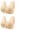 Light Yellow 2PCS, variant on Wijhcboe Front Closure Womens Bra Comfortable Wireless Support Wide Strap Bralette Top for Everyday Wear
