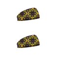 thumbnail image 3 of Guardurnaity Diademas Deportes Geométrica Banda para la cabeza Transpirable Banda ancha para el sudor Antideslizante Sombreros Turbante Envoltura Yoga Correr Type7 NO7 Guardurnaity CBP258376, 3 of 6