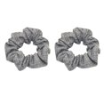 thumbnail image 4 of 2 piezas de coleteros de cabellero gris Colco Gomas para el pelo de algodón para mujer, 4 of 8