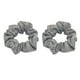 thumbnail image 4 of 2 piezas de coleteros de cabellero gris Colco Gomas para el pelo de algodón para mujer, 4 of 8