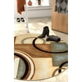 thumbnail image 2 of Well Woven Deco Rings Red Ivory Light Blue Geometric Modern Area Rug, 2 of 5