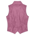 thumbnail image 6 of TaTaai Women's Faux Suede Sleeveless Vest Loose Fit Casual Open Front Jacket with Pockets for Summer Fall Daily Layering, 6 of 7
