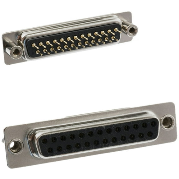Pack of 4 171-025-213R021 Connector 25 Position D-Sub Receptacle, Female Sockets :RoHS
