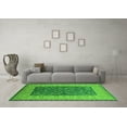 thumbnail image 3 of Ahgly Company Indoor Square Oriental Green Industrial Area Rugs, 4' Square, 3 of 4