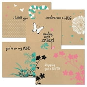 Current Thinking of You Kraft Greeting Card Value Pack - Set of 20, 5" x 7" Friendship Cards
