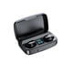 thumbnail image 5 of Methold Pantalla digital a prueba de sudor Auriculares compatibles con Bluetooth Jogging Ejercicio Fitness Auriculares intrauditivos Negro 2piezas, 5 of 6