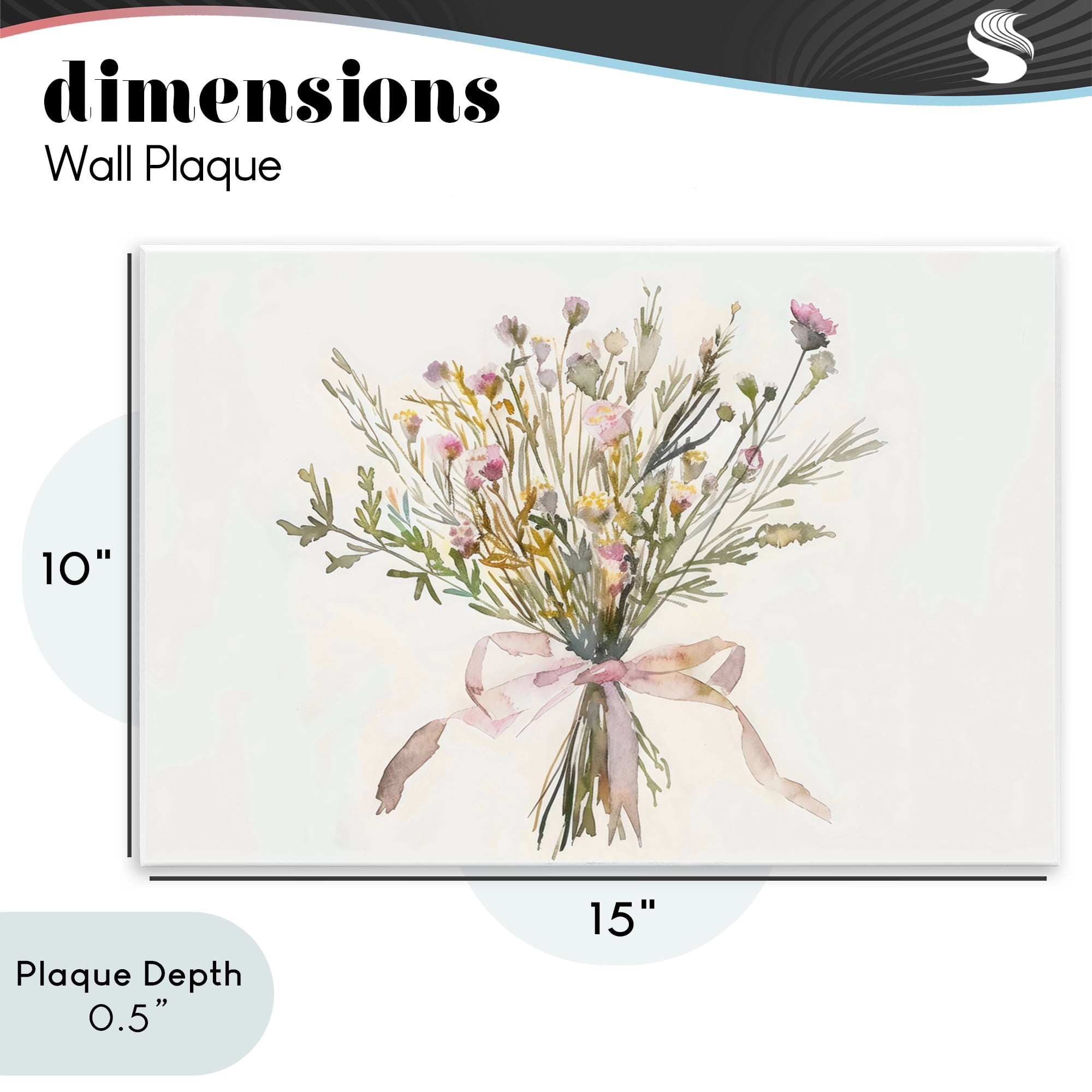 Stupell Industries Bouquet of Spring Wildflowers Wall Plaque Art, design by Creative Studio