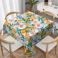 thumbnail image 2 of Zufioo Colorful Fruits Print Square Decorative Tablecloth, Wrinkle-resistant, Waterproof and Oil-resistant Tablecloth Coffee Table Cloth, Suitable for Restaurants-54"x54", 2 of 8