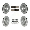 thumbnail image 1 of Transit Auto Front Rear Disc Brake Rotors and Ceramic Pads Kit for Car 2017-2019 Tesla X S with Single Piston Caliper K8T-104171, 1 of 11