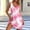 Pink, variant on Blmnix Boho Dresses Dress for Women Popover Hawaiian Dresses Dresses Sleeveless Mini Pink Crew Neck Antimicrobial Protection Casual Dress,XXL