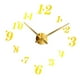 thumbnail image 4 of Reloj de pared 3D DIY Gloria Reloj de pared grande moderno sin marco dorado, 4 of 6