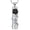 Silver+Black, variant on Rose Flower Urn Necklace for Ashes for Women Girls Cremation Jewelry for Human Pet Memorial Locket Holder