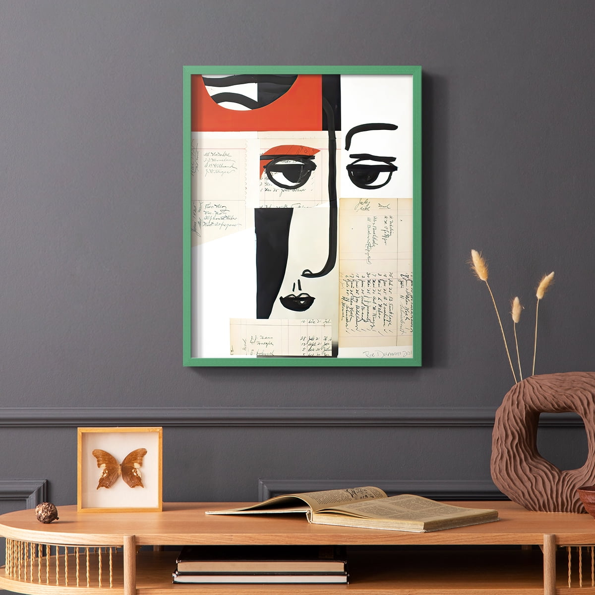 Faces of A Century III in Paper Solid Wood 11 x 14 Framed Print